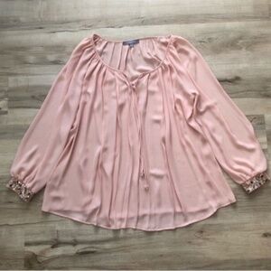 NY Collection Pink Blouse